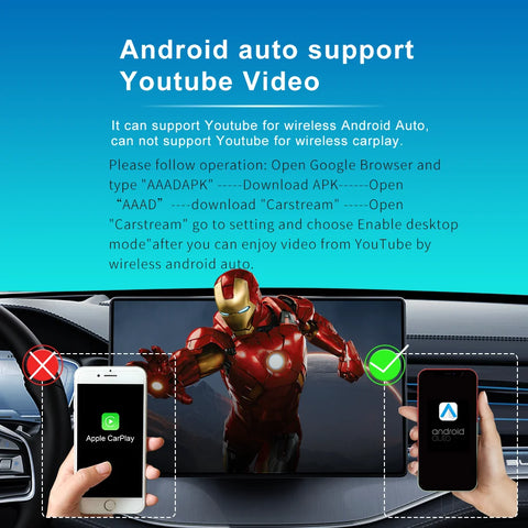 Cutting edge wireless CarPlay & Android Auto for Nissan (Just Plug in & Go)