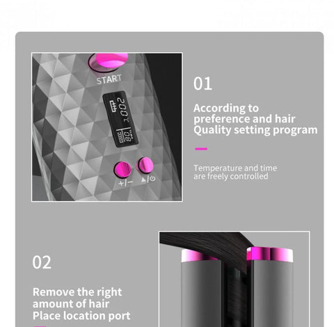 Curl master pro - Rechargeable Rotating Hair Curler