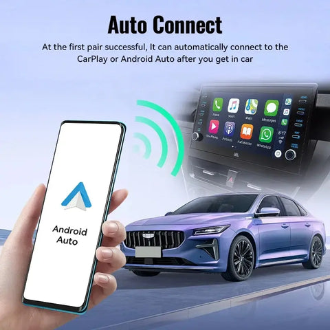 Cutting edge wireless CarPlay & Android Auto for Nissan (Just Plug in & Go)
