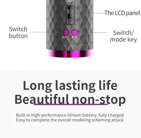 Curl master pro - Rechargeable Rotating Hair Curler
