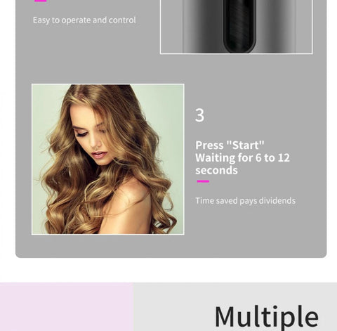 Curl master pro - Rechargeable Rotating Hair Curler