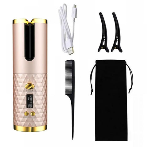 Curl master pro - Rechargeable Rotating Hair Curler