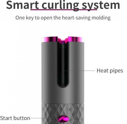 Curl master pro - Rechargeable Rotating Hair Curler
