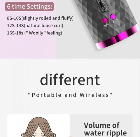 Curl master pro - Rechargeable Rotating Hair Curler