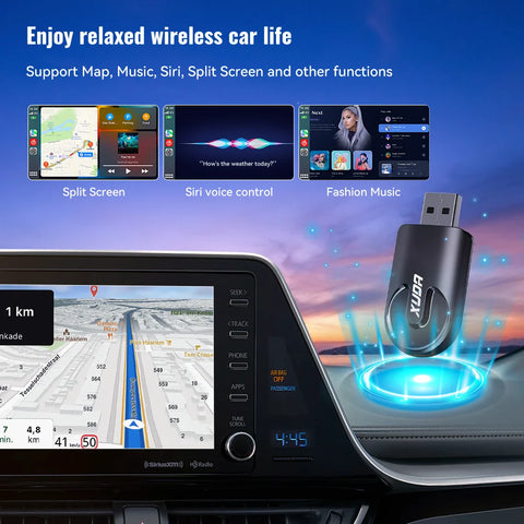Cutting edge wireless CarPlay & Android Auto for Nissan (Just Plug in & Go)