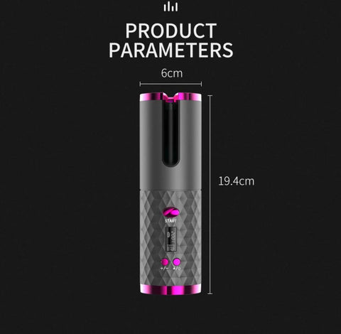Curl master pro - Rechargeable Rotating Hair Curler