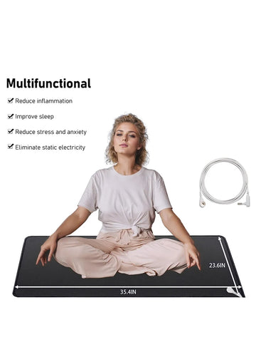 Grounding Mat for Sleep & EMF Protection with Earthing Cable (Copy)